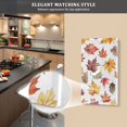 thumbnail image 5 of Yayeee Blank Wall Plate Cover 1-Gang 4.5"x2.7" Home Unused Decorative Outlet, Gray Autumn Leaves, 5 of 7