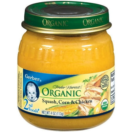 Gerber Gerber 2nd Foods Squash, Corn and Chicken, 4 oz