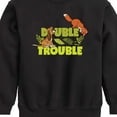 thumbnail image 3 of Disney - The Fox and the Hound - Double Trouble - Boys Youth Crew Fleece Sweatshirt, 3 of 5