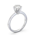 thumbnail image 2 of Ethan Jewel 1.6 Ct Round Cut Moissanite Rings - 14K Gold Plated Solitaire Rings - Solo Stone Wedding Moissanite Rings for Women's - 6 Prong Moissanite Beautiful Special Occasion Rings, 2 of 3
