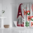 thumbnail image 2 of Holiday Xmas Snowflake Gnomes Short Shower Curtains,Washable Bathtub Curtains with Hooks Basic Polyester Fabric Bathroom Curtains for Bathroom Bathtub Autumn Holiday, 2 of 5