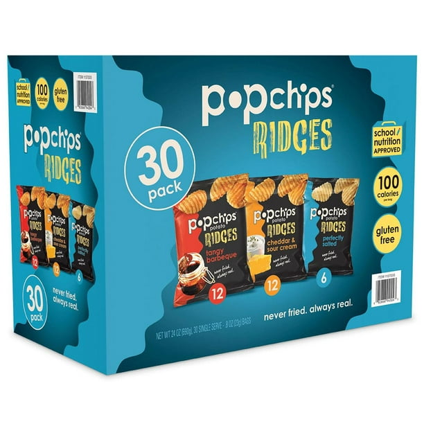 Popchips Ridges Variety Box (30 ct.)