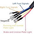 thumbnail image 3 of 40W 40 LED Motorcycle Tail Light Brake Lights Turn Signal License Plate Lamp Bracket, 3 of 3