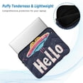 thumbnail image 2 of FORMRS 15"-15.6" Laptop Sleeve Protective Case Soft Carrying Quilted Computer Bag Cover, Colorful UFO, 2 of 7