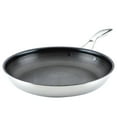 thumbnail image 1 of Circulon Clad 10-Inch Stainless Steel Frying Pan with Hybrid SteelShield and Nonstick Technology, Silver, 1 of 5