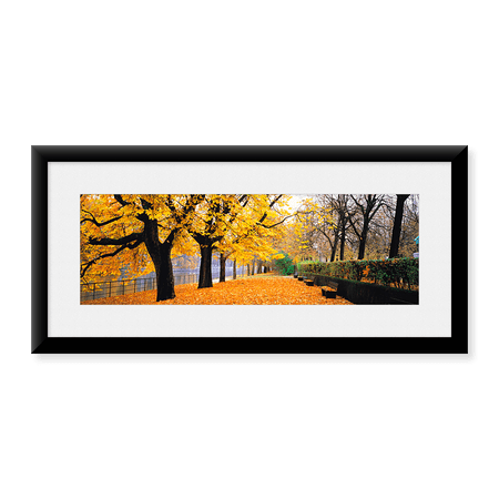 Framed Art Print, Park Bavaria Munich Germany by Panoramic Images, 25-7/8" x 9-7/8"
