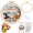 #A01-D, variant on Halloween Cross Stitch Kit, Happy Halloween Embroidery Set with Hoop, DIY Needlepoint Craft for Beginners Adults, Ghost Pumpkin Bat Wall Decor Home Party Polyester
