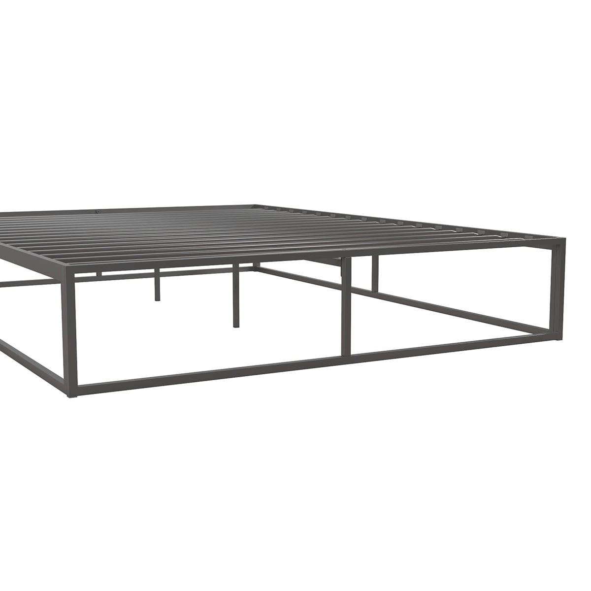 Private Jungle Modern Metal Bed, Platform Bed Frame, Box Spring, Strong Metal Structure, Easy Assembly, Full Size, GREY Private Jungle Modern Metal Bed, Platform Bed Frame, Box Spring, Strong Metal Structure, Easy Assembly, Full Size, GREY