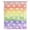 Pink Yellow Purple, variant on Easter Sheer Curtains 54 Inches Long, Spring Bunny Silhouette Blue Green Gradient Light Filering Curtains, Breathable Simi Curtain Privacy Drapes for Kitchen Bathroom Small Window Treatment