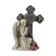 thumbnail image 2 of Estatua solar para jardín, figura de ángel para exteriores, resina, regalo de condolencias para el patio. Beige, 2 of 9