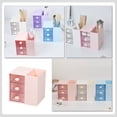thumbnail image 2 of Miangastore Compartment Stationery Container Pink 1Pack 4.7x4.7x3.9in, 2 of 8