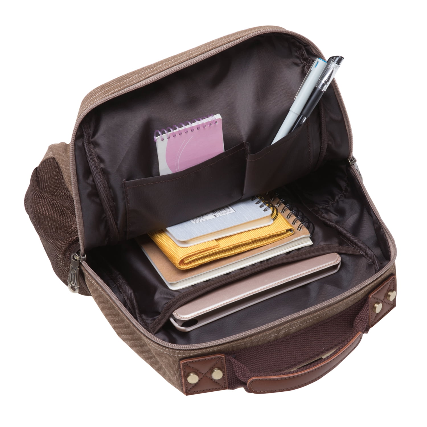 KAUKKO Canvas Messenger Bag Cross Body Shoulder Sling Backpack Travel Hiking Chest Bag