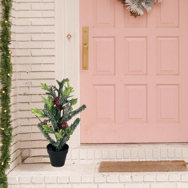 Xihbxyly Ofertas Del Día Ofertas Relámpago Hoy Liquidación Prime Mini Árbol de Navidad Artificial Mini Árbol de Navidad Pinos Mini Árbol de Navidad Decoración Navideña Árbol de Navidad Interior Hogar