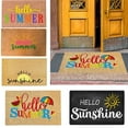 thumbnail image 4 of Funny Door Mats Outside Summer Theme Mat Colorful Hello Summer Door Mat Indoor Entrance Personalized Decor House Warming Gift 16x24IN Summer Door Mats Coir Door Mat Non-Slip Doormat for Home Entrance, 4 of 7