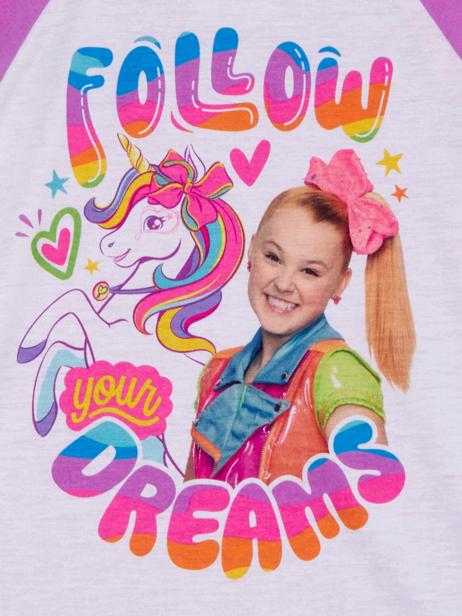 Jojo Siwa Girls Exclusive Long Sleeve 2-Piece Set Sizes 4-12