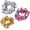 Hair Scrunchies Set 3, variant on Shiny Metallic Scrunchies for Women Hair Scrunchie Elastics Ponytail Holder for Gym Dance Party Club