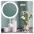 thumbnail image 1 of LED Makeup Mirror Desktop Lamp USB Charging Light Touch Dimme Cosmetic Mirror With Storage Makeup Natural Light Vanity Mirrors ,Widely Use, 1 of 7