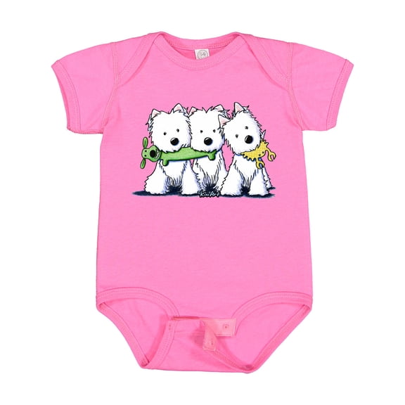 Inktastic Westie Pro Players Boys or Girls Baby Bodysuit