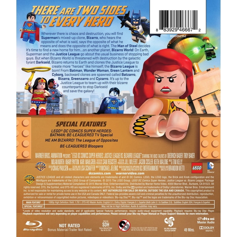 LEGO DC Comics Super Heroes: Justice League vs Bizarro League [Blu