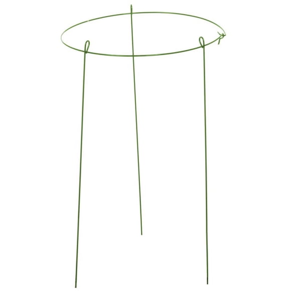 Estaca para plantas con forma de panacea, alambre verde, 60 cm de alto x 35 cm de ancho x 35 cm de p