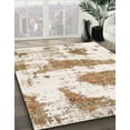 thumbnail image 2 of Ahgly Company Indoor Square Abstract Champagne Beige Abstract Area Rugs, 6' Square, 2 of 6