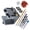 B, variant on Aluminum Pocket Hole Fixture Set with Stepped Drill Bit Fixture Woodworking 9/9.5mm Drilling Guide Positioner Tool