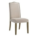 thumbnail image 2 of Contemporary Home Living Armless Upholstered Dining Chair - 41.5" - Cream, 2 of 9