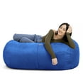 thumbnail image 3 of Jaxx Sofa Saxx 4 Foot Lounger Bean Bag, Blueberry, 3 of 6