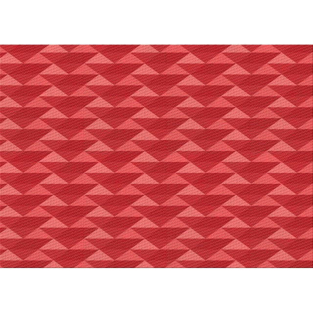 Ahgly Company Tapis d'Intérieur Lavables en Machine, Rectangle Rouge Transitionnel, 7' x 9'