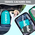 thumbnail image 2 of 2 Pack Extra Large Travel Laundry Bag with Handles,Durable Rip-Stop Dirty Clothes Organizer with Drawstring,Heavy Duty Laundry Bags,Easy Fit a Laundry Hamper or Basket, Machine Wash, 2 of 5