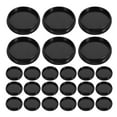 thumbnail image 1 of IDEANATEGRATE 100Ud Discos Plásticos Negros Para Encuadernado De Fotos Con Organización Flexible Y Duradera, 1 of 8