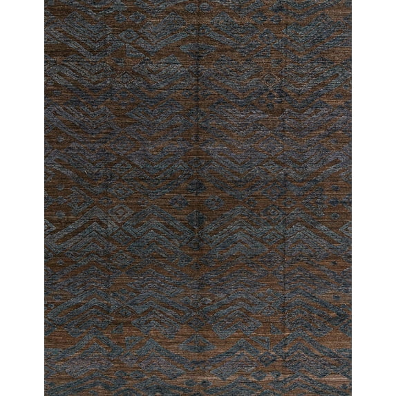 Ahgly Company Indoor Rectangle Abstract Gray Abstract Area Rugs, 4' x 6'