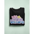 thumbnail image 3 of Magical Unicorn With Stars Sweatshirt Women -Image by Shutterstock, Female XX-Large, 3 of 4