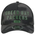 thumbnail image 2 of Men's New Era Gray Green Bay Packers Halftone Camo 9FORTY Hat, 2 of 5
