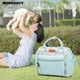 thumbnail image 2 of Bolso de mamá multifuncional 3 en 1 a la moda para mujer, bolsa de almacenamiento ligera, mochila para exteriores, bolsa de pañales, 2 of 4