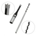 thumbnail image 3 of DOLITY 2 Set Square Hole Saw Drill Bit Mortising Woodworking Tool 10mm 12mm, 3 of 9