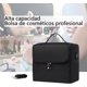 thumbnail image 3 of maleta para maquillaje，cosmetiquera grande，estuche de maquillaje profesional，neceser maquillaje，caja de maquillaje，Estuche Organizador Belleza，Estuche de maquillaje portátil，impermeable,（negro）, 3 of 4