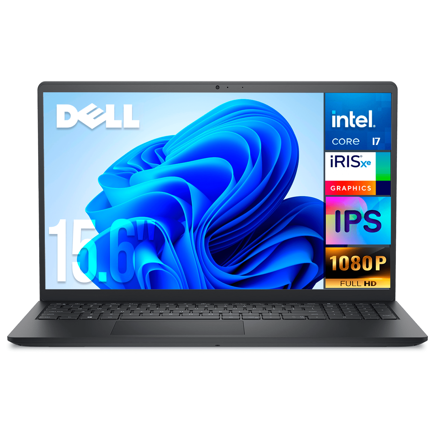 Laptop DELL 15 LDC15250 Intel Core i7 1355U 16GB DDR5 512GB SSD Pantalla 15.6" Touch IPS FHD Windows 11 Teclado Ingles