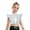 Silver, variant on Kids Girls Shiny Metallic Crop Top Jazz Dance Shirts Hip Hop Dancing Flying Sleeve Cropped Tank Tops Blue 6