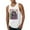 White, variant on Colorful Beagle | Dogs Love You | Dean Russo Art Animal Lover Mens Tank Top, Black, Large