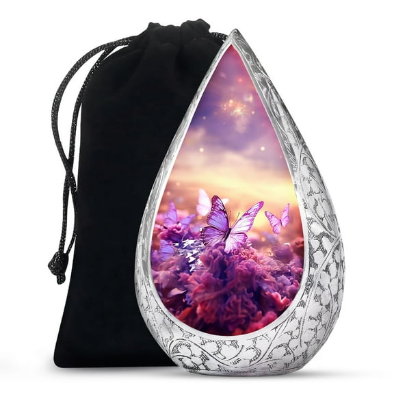 JAGSHASHI Butterfly - Funeral Urns - Memorial Urns For Human Ashes - Urns For Cremation Ashes - Decorative Urns - Adult Large Urn For Male & Female - Human Urn - 10 Inch - Large