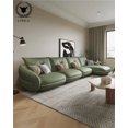thumbnail image 2 of Italian light luxury modern style design sofa living room imperial concubine leather sofa furniture My Lux Decor Round, 2 of 6