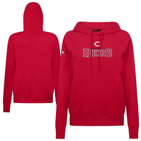 Women's Levelwear Red Cincinnati Reds Adorn Journey Hoodie