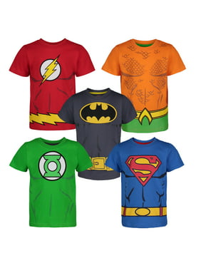 Justice League Boys Shirts Tops Walmart Com - batman roblox abs t shirt
