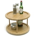 thumbnail image 1 of Lipper International 8302 10 in. Bamboo Two Tier Turntable, 1 of 1