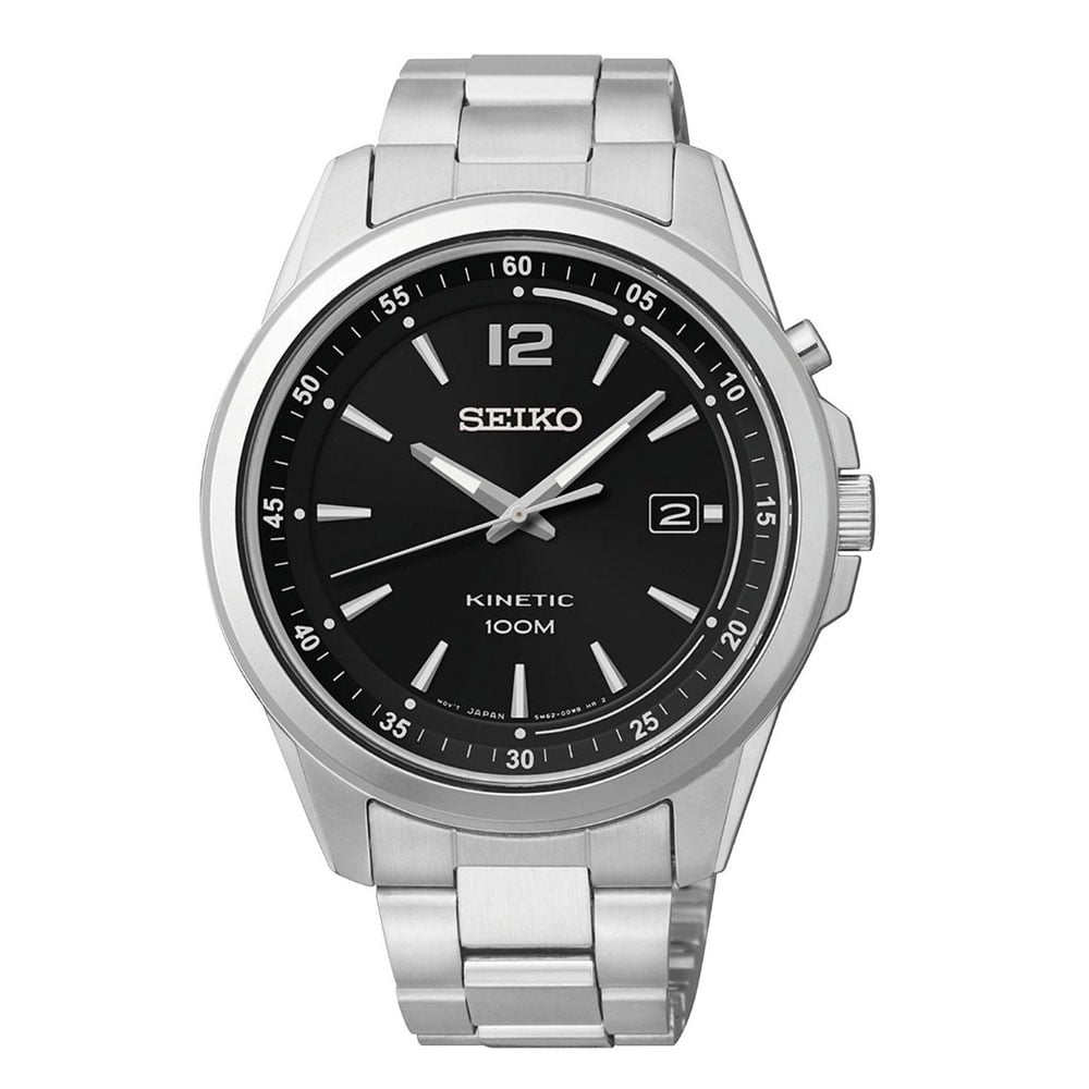 seiko kinetic black