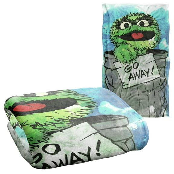 Sesame Street Can It Officially Licensed Silky Touch Super Soft Throw Blanket 36" x 58"