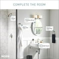 thumbnail image 3 of Moen Y2692BN Banbury 26 in. x 23 in. Frameless Pivoting Wall Mirror in Brushed Nickel, 3 of 5