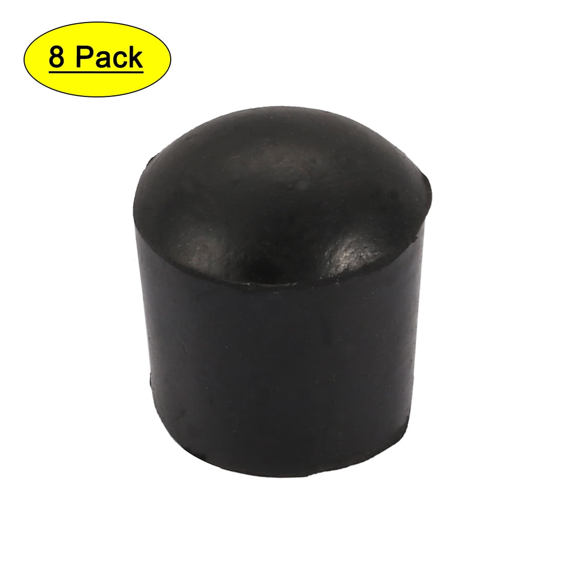 8Pcs Furniture Table Chair Round Rubber Leg Tip Cap 22mm Inner Diameter