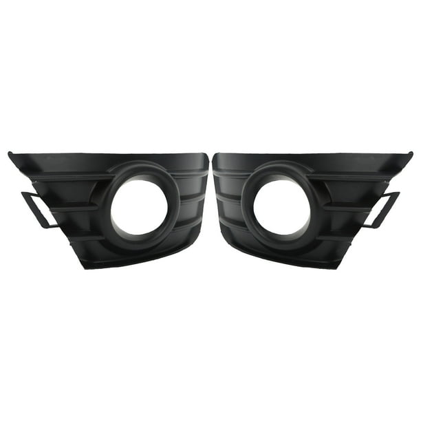 Embellecedor De Cubierta De Lámpara Antiniebla, Rejillas De Luz Antiniebla Que No Destiñen, Parachoques Delantero, Impermeable, 1 Par Negro Para Coche